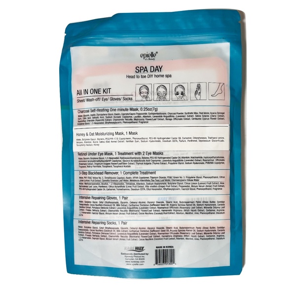 NEW  - 6PC Epielle Head to Toe “Spa Day” Kit - Korean Beauty - Picture 2 of 2